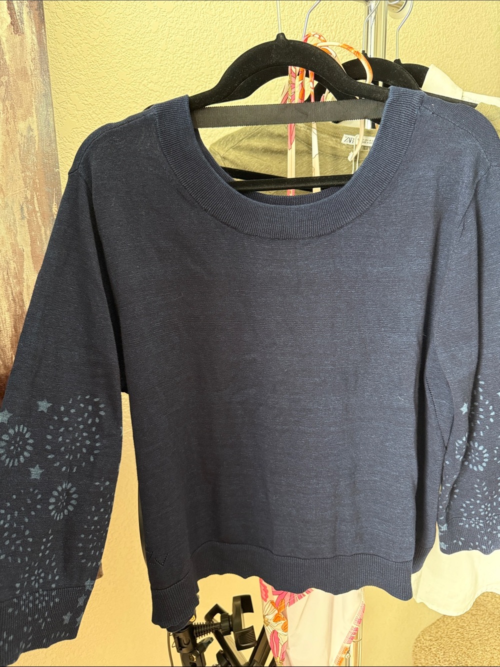 Zadig & Voltaire Navy Blue Pullover Sweater